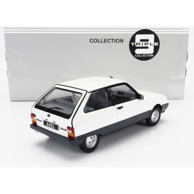 TRIPLE9 CITROEN AXEL 12 TRS 1990 - WHITE GREY 1/18