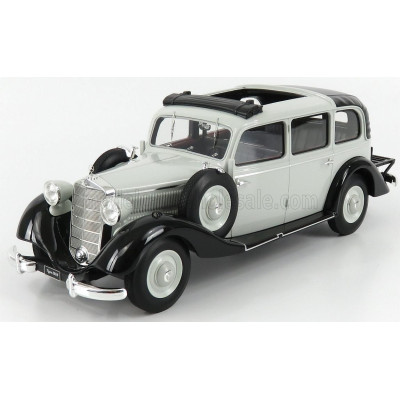 TRIPLE9 MERCEDES BENZ 260D PULLMAN LANDAULET OPEN ROOF 1936 - GREY BLACK 1/18