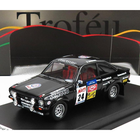 TROFEU FORD ENGLAND ESCORT MKII N 24 RALLY 1000 LAKES 1979 L.LAMPI - P.KUUKKALA - BLACK 1/43