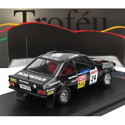 TROFEU FORD ENGLAND ESCORT MKII N 24 RALLY 1000 LAKES 1979 L.LAMPI - P.KUUKKALA - BLACK 1/43