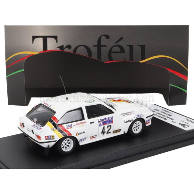 TROFEU VAUXHALL CHEVETTE HSR (night version) N 42 RALLY RAC LOMBARD 1983 GEORGE MARSHALL - KEN WILSON - WHITE 1/43