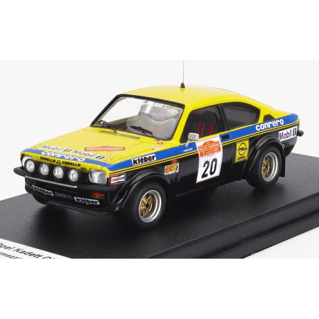 TROFEU OPEL KADETT GT/E (night version) N 20 RALLY SANREMO 1977 F.ORMEZZANO - R.MEIOHAS - YELLOW BLACK 1/43