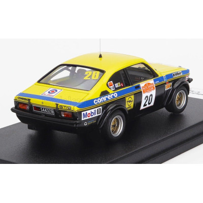TROFEU OPEL KADETT GT/E (night version) N 20 RALLY SANREMO 1977 F.ORMEZZANO - R.MEIOHAS - YELLOW BLACK 1/43