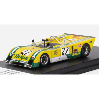 TROFEU CHEVRON B21 FVC COSWORTH N 27 RALLY VILA REAL 1972 JOHN BRIDGES - YELLOW GREEN 1/43