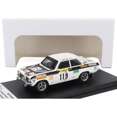 TROFEU OPEL ASCONA (night version) N 119 WINNER RALLY TAP 1971 MANUEL GOMES PEREIRA - JOSE MARCAL - WHITE BLACK 1/43
