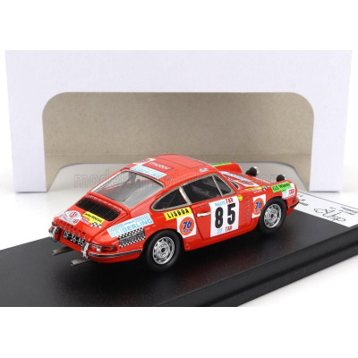 TROFEU PORSCHE 911S COUPE (night version) N 85 RALLY TAP 1972 GIOVANNI SALVI - LUIGI VALLE - ORANGE 1/43