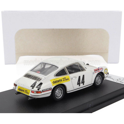 TROFEU PORSCHE 911T COUPE TEAM C.LAURENT (night version) N 44 24h LE MANS 1969 CLAUDE LAURENT - JACQUES MARCHE - WHITE 1/43