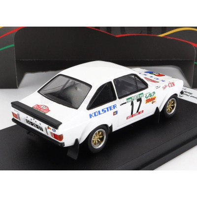 TROFEU FORD ENGLAND ESCORT MKII (night version) N 17 RALLY PORTUGAL 1983 J.P.BORGES - R.BEVILACQUA - WHITE 1/43