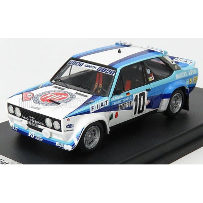 TROFEU FIAT 131 ABARTH TEAM FIAT ITALIA N 10 WINNER RALLY MONTECARLO 1980 W.ROHRL - C.GEISTDORFER - WHITE BLUE 1/43