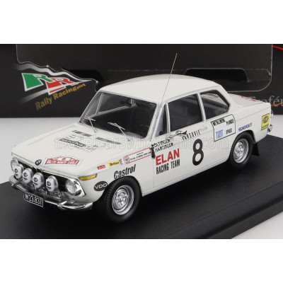 TROFEU BMW 2002 Ti (night version) N 8 RALLY MONTECARLO 1971 W.POLTINGER - H.HARTINGER - WHITE 1/43