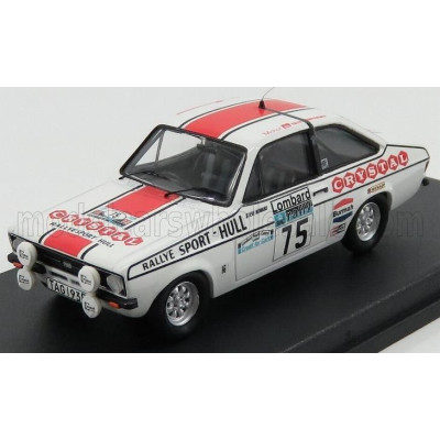 TROFEU FORD ENGLAND ESCORT MKII N 75 RAC RALLY 1977 M.JACKSON - S.HOWARD - WHITE RED 1/43
