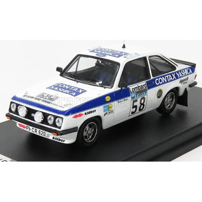 TROFEU FORD ENGLAND ESCORT MKII RS2000 N 58 RALLY RAC LOMBARD 1978 H.BOHNE - P.DIEKMANN - WHITE BLUE 1/43