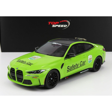 TRUESCALE BMW 4-SERIES M4 M-PERFORMANCE (G82) SAFETY CAR 24h DAYTONA 2022 - LIGHT GREEN MET 1/18