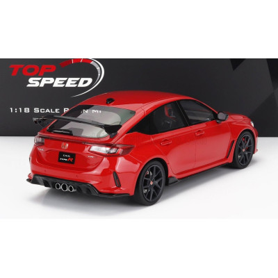 TRUESCALE HONDA CIVIC TYPE-R LHD 2023 - RED 1/18