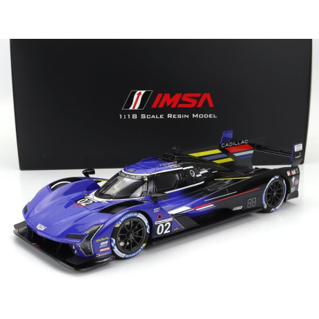 TRUESCALE CADILLAC V-SERIES R 5.5L V8 TEAM CADILLAC RACING N 02 24h DAYTONA 2023 E.BAMBER - A.LYNN - R.WESTBROOK - BLUE BLACK 1/