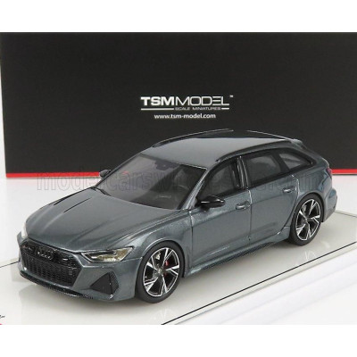 TRUESCALE AUDI A6 RS6 AVANT SW STATION WAGON 2019 - DYTONA GREY MET 1/43