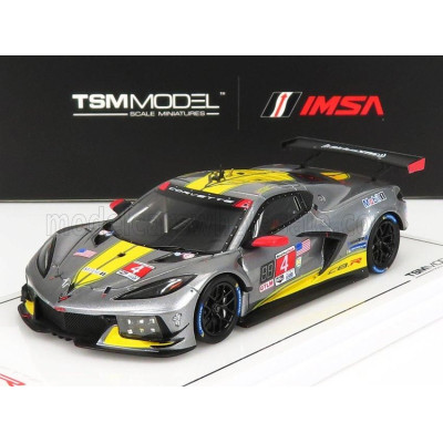 TRUESCALE CHEVROLET C8.R 6.2L V8 TEAM CORVETTE RACING N 4 2nd GTLM CLASS 24h DAYTONA 2021 T.MILNER - A.SIMS - N.TANDY - YELLOW G