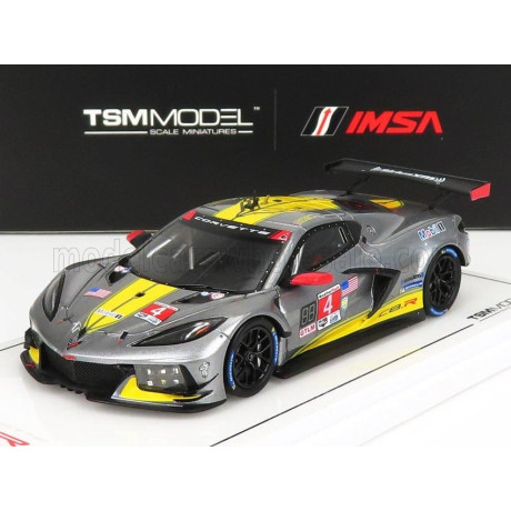 TRUESCALE CHEVROLET C8.R 6.2L V8 TEAM CORVETTE RACING N 4 2nd GTLM CLASS 24h DAYTONA 2021 T.MILNER - A.SIMS - N.TANDY - YELLOW G