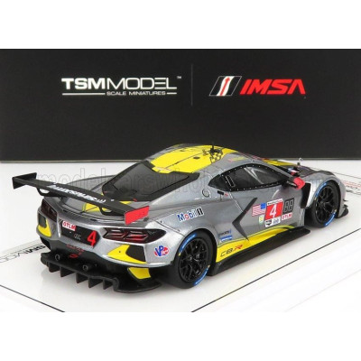 TRUESCALE CHEVROLET C8.R 6.2L V8 TEAM CORVETTE RACING N 4 2nd GTLM CLASS 24h DAYTONA 2021 T.MILNER - A.SIMS - N.TANDY - YELLOW G