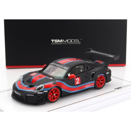 TRUESCALE PORSCHE 911 991 GT2 RS COUPE N 2 CLUBSPORT 2018 - BLACK RED LIGHT BLUE 1/43
