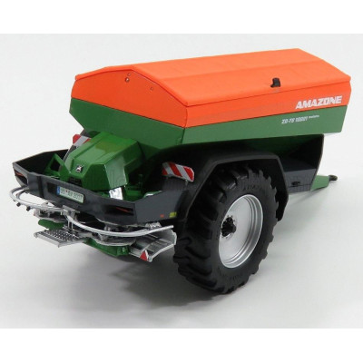 UNIVERSAL HOBBIES TRAILER AMAZONE ZG-TS 10001 PROFIS-PRO MANURE SPREADERS - SPARGILETAME - GREEN ORANGE 1/32