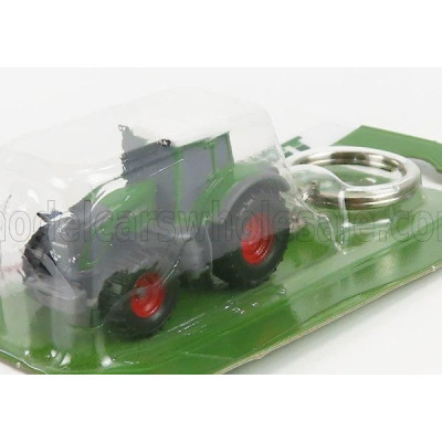 UNIVERSAL HOBBIES FENDT PORTACHIAVI - KEYRING VARIO 939 TRACTOR 2015 - GREEN GREY 1/87