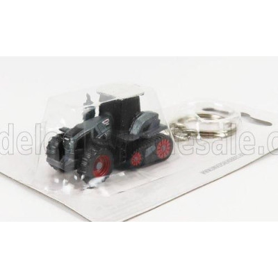 UNIVERSAL HOBBIES CLAAS PORTACHIAVI - KEYRING AXION 960 TRACTOR CINGOLATO 2016 - GREY 1/87