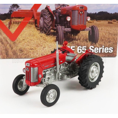 UNIVERSAL HOBBIES MASSEY FERGUSON 65 TRACTOR 1959 - RED SILVER 1/32