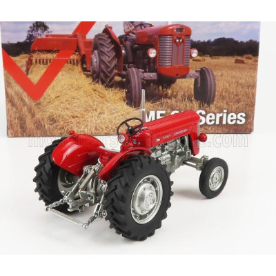 UNIVERSAL HOBBIES MASSEY FERGUSON 65 TRACTOR 1959 - RED SILVER 1/32