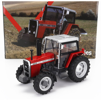UNIVERSAL HOBBIES MASSEY FERGUSON MF2645 TRACTOR 1988 - RED SILVER 1/32
