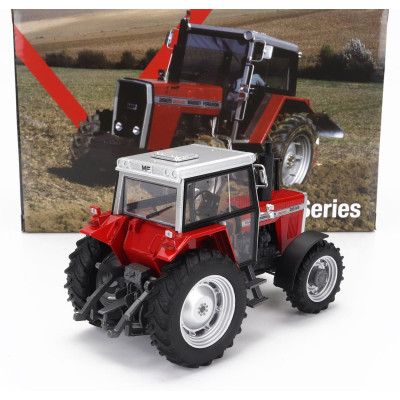 UNIVERSAL HOBBIES MASSEY FERGUSON MF2645 TRACTOR 1988 - RED SILVER 1/32