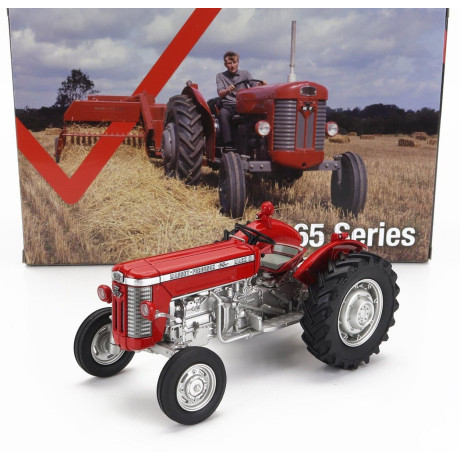 UNIVERSAL HOBBIES MASSEY FERGUSON MF65 MKII TRACTOR 1968 - RED SILVER 1/32
