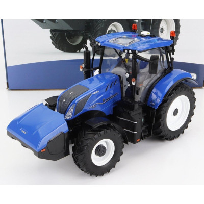 UNIVERSAL HOBBIES NEW HOLLAND T6.180 TRACTOR METHANE POWER 2022 - BLUE 1/32