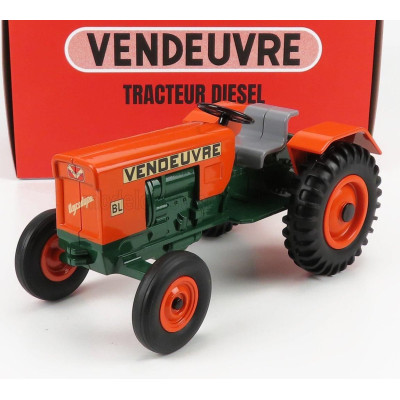 UNIVERSAL HOBBIES VENDEUVRE BL V30 AGRODINE TRACTOR 1962 - ORANGE 1/16