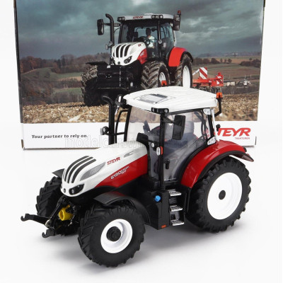 UNIVERSAL HOBBIES STEYR PROFI 6150 CVT TRACTOR 2021 - RED WHITE 1/32