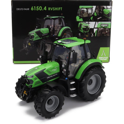 UNIVERSAL HOBBIES DEUTZ-FAHR 6150.4 RVSCHIFT TRACTOR 2018 - GREEN BLACK 1/32