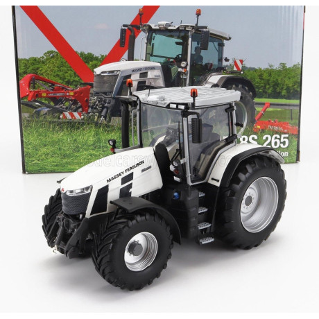UNIVERSAL HOBBIES MASSEY FERGUSON MF8S.265 TRACTOR WHITE EDITION 2022 - WHITE GREY 1/32