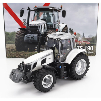 UNIVERSAL HOBBIES MASSEY FERGUSON MF7S.190 TRACTOR WHITE EDITION 2022 - WHITE GREY 1/32