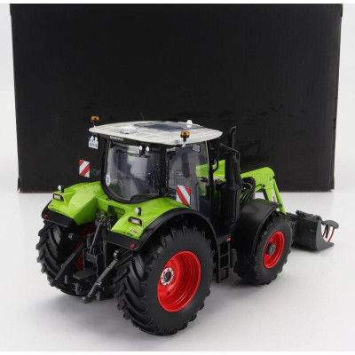 UNIVERSAL HOBBIES CLAAS ARION 510 + FU20 TRACTOR WITH FRONT SCRAPER 2020 - LIGHT GREEN 1/32
