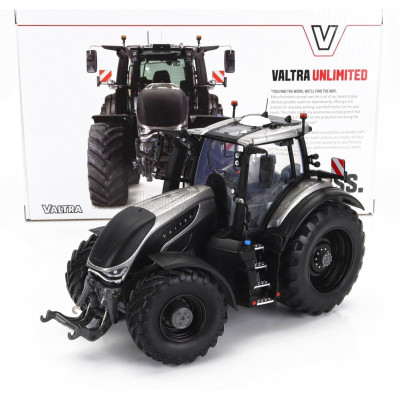UNIVERSAL HOBBIES VALTRA S416 TRACTOR UNLIMITED EDITION 2022 - SILVER BLACK 1/32