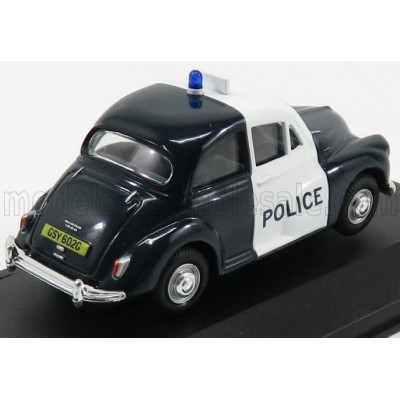 VANGUARDS MORRIS MINOR 1000 POLICE 1963 - DARK BLUE WHITE 1/43