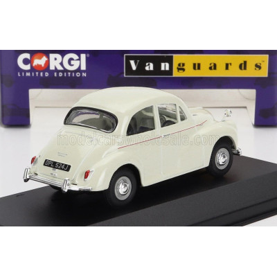 VANGUARDS MORRIS MINOR 1000 1963 - WHITE 1/43
