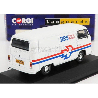 VANGUARDS VOLKSWAGEN T2 PANEL VANBRS TRUCK RENTAL 1965 - WHITE 1/43
