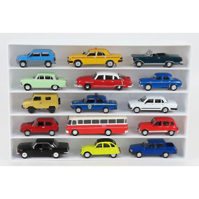 VETRINA DISPLAY BOX ACCESSORIES ESPOSITORE APERTO - FOR AUTO 1/43 1/64 - CARS NOT INCLUDED - Lungh.LENGHT cm 36.8 X Largh.WIDTH