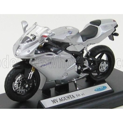 WELLY MV AGUSTA F4S 1+1 1998 - SILVER 1/18