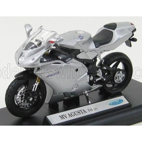 WELLY MV AGUSTA F4S 1+1 1998 - SILVER 1/18