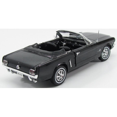 WELLY FORD USA MUSTANG CABRIOLET 1964 - BLACK 1/18