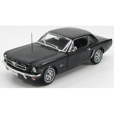 WELLY FORD USA MUSTANG 1/2 HARD-TOP 1964 - BLACK 1/18