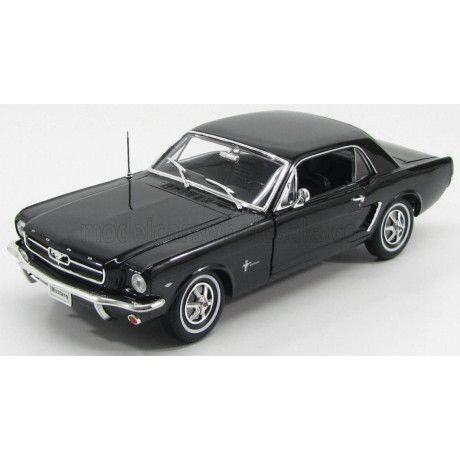 WELLY FORD USA MUSTANG 1/2 HARD-TOP 1964 - BLACK 1/18