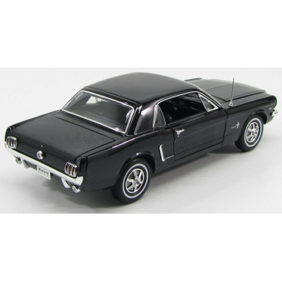 WELLY FORD USA MUSTANG 1/2 HARD-TOP 1964 - BLACK 1/18